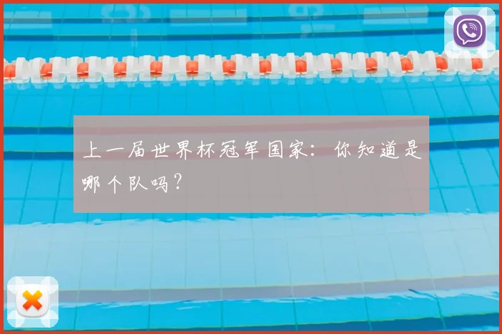 上一届世界杯冠军国家:你知道是哪个队吗?